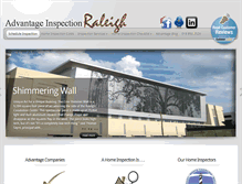 Tablet Screenshot of homeinspectionraleighnc.com